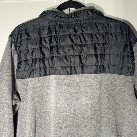 Eddie Bauer Mens Pullover Sweater Gray  1/4 Zipper Pockets LARGE - Picture 3 of 7